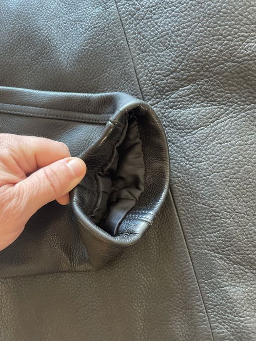 Jaqueta em Pele Calvin Klein