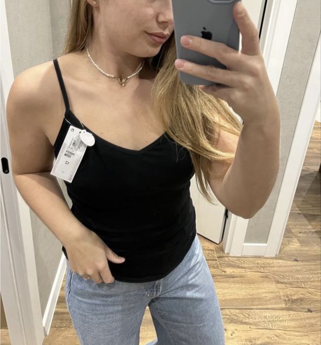 Нова бавовняна базова майка