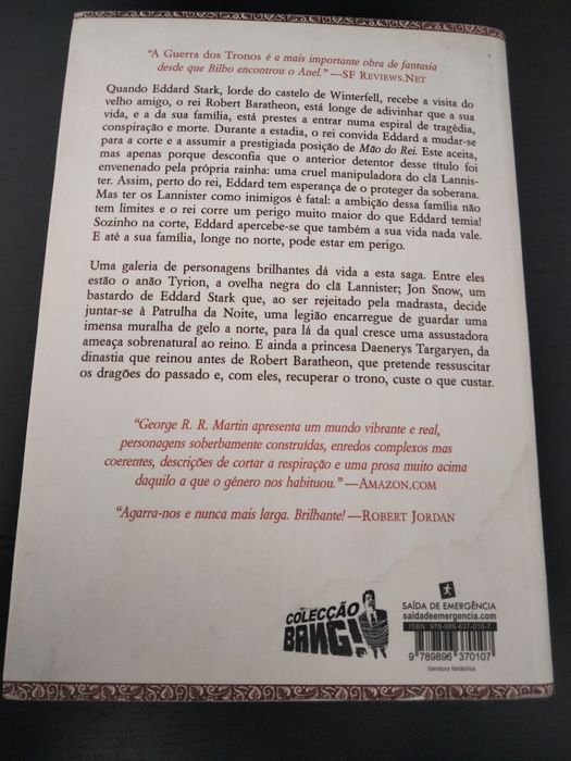 Livros de 'Guerra dos Tronos'