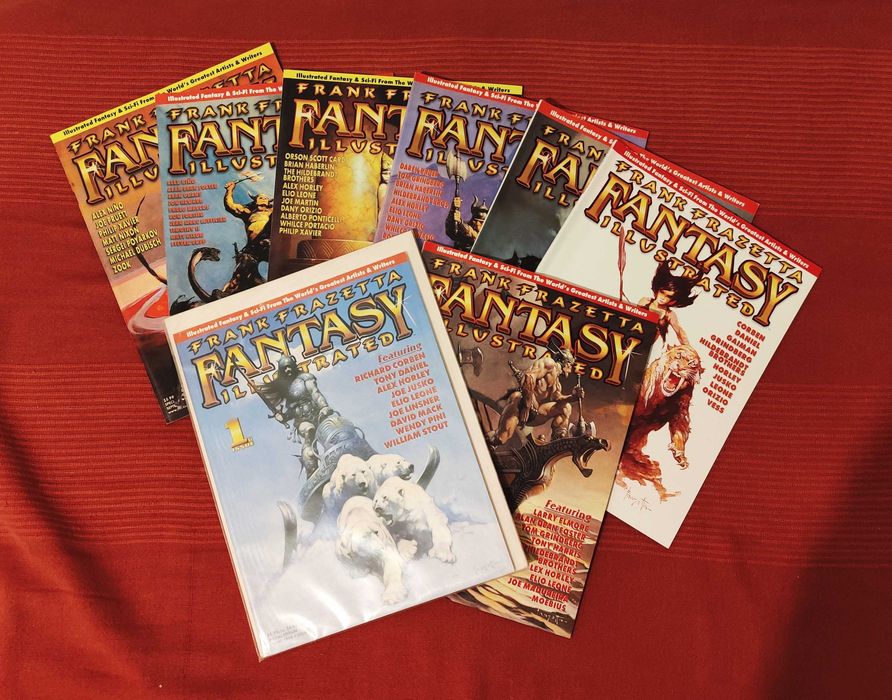 Frank Frazetta Fantasy Illustrated Magazine 1-8 (Completo)