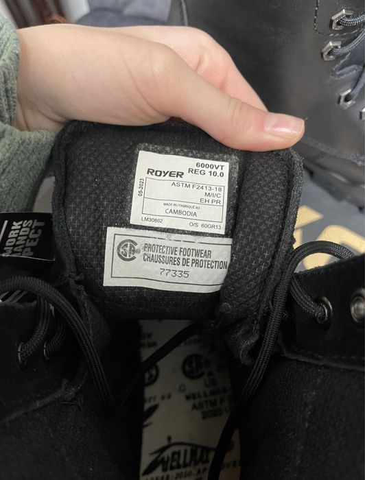 Черевики берци royer 6000vt 43