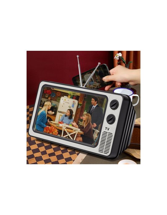 Amplificador de Ecrã com Design Retro TV