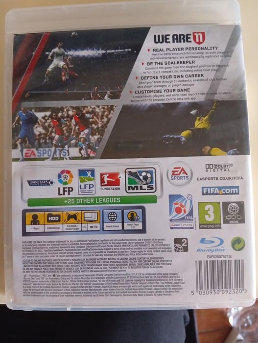 FIFA 11 PS3 Completo e em Bom Estado