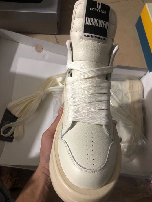 Rick Owens x Converse TURBOWPN Milk