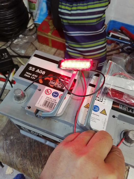 Zestaw 4 szt. Świateł 6 LEDOWYCH nawigacyjnych na przód i tył łodzi.