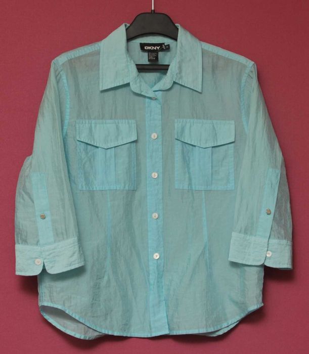 DKNY рр M US 8 блуза из rayon и нейлона