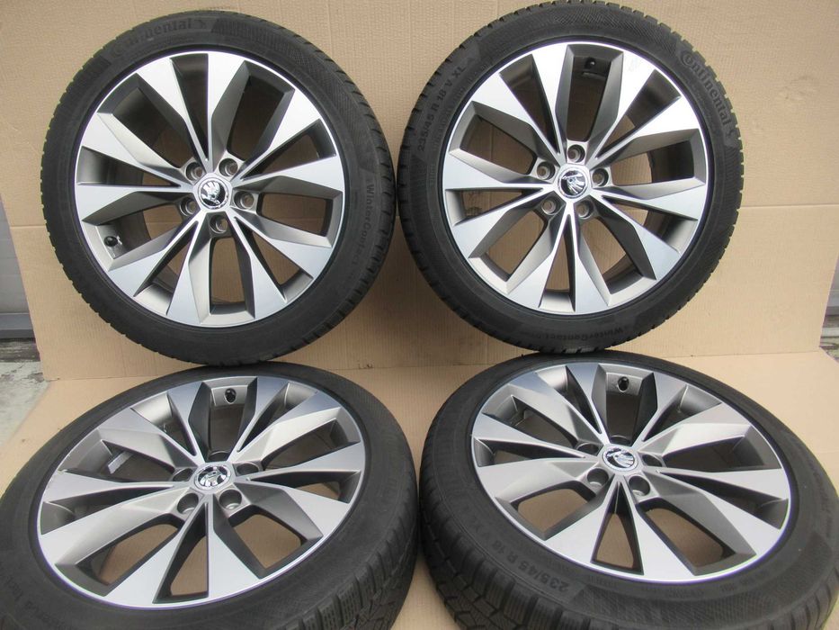 Alu+opony zima R18 Octavia 4,Karoq,SuberB T-ROC Caddy,A2,Ateca 2128