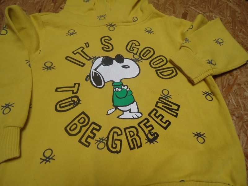 Benetton snoopy sweatshirt hotsell