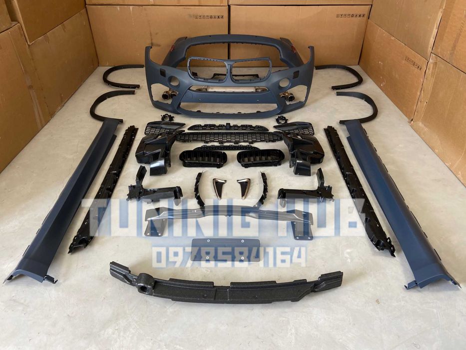 Обвес x5m f85 bmw x5 f15 бампер пороги комплект бамперів стиль X5M F85 на BMW X5 F15 2013-2018 року