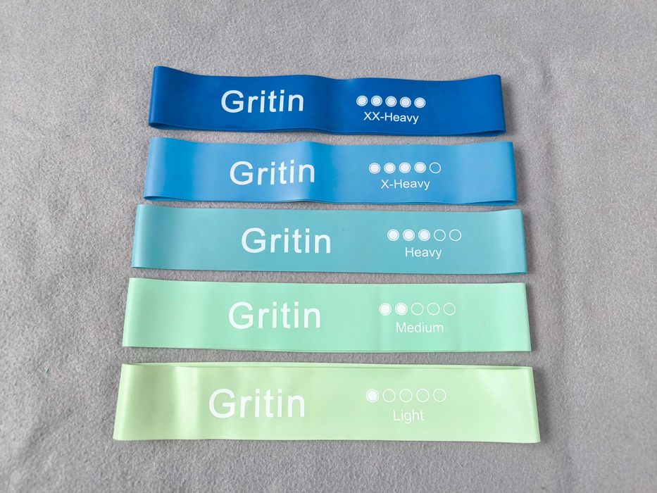 Резинки для фитнеса набор GRITIN 5 шт
