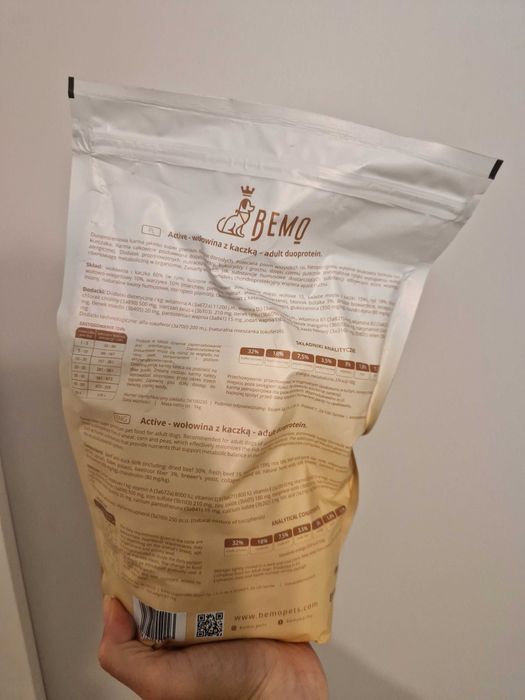 Bemo active karma beef with duck 1kg