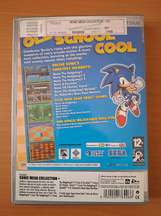 Sonic Mega Collection Plus para PS2
