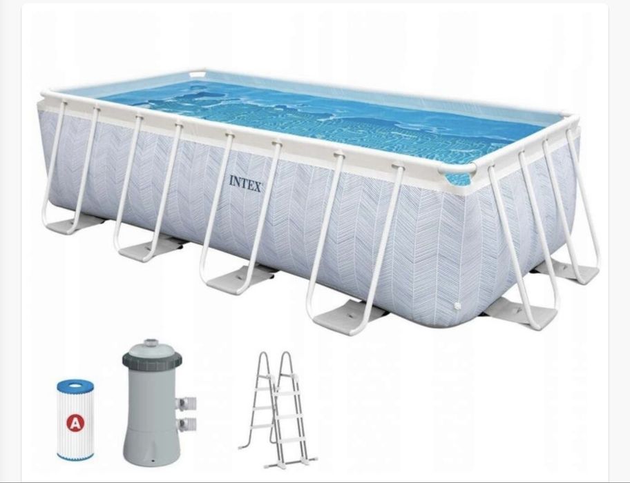 Intex Басейн каркасний 26780 , 26770 NP (1) 400 x 200 x 100 см, об`єм 6836 л, в коробці. Нові