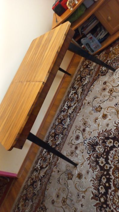 Stół retro, PRL, rozsuwany