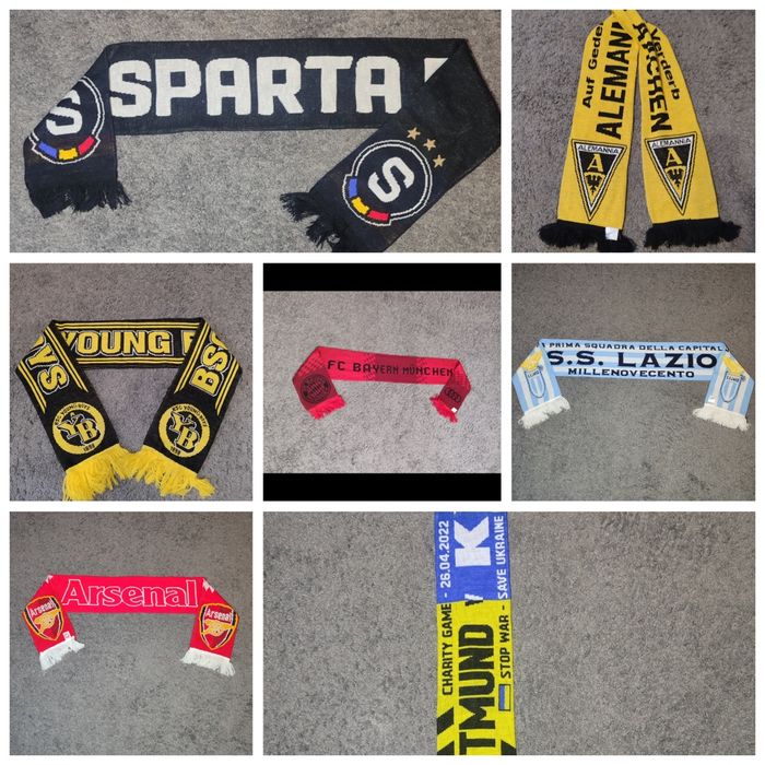 Продам Колекцію Футбольної Атрибутики:

Шарфи, Кепки, Шапки.