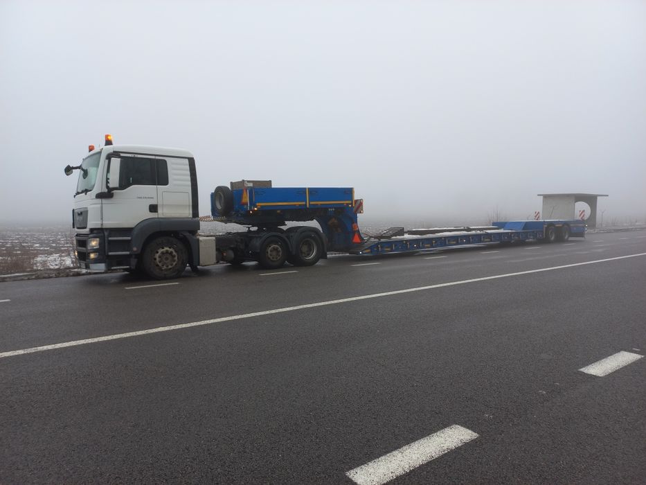 Послуги трала, негабаритні перевезення