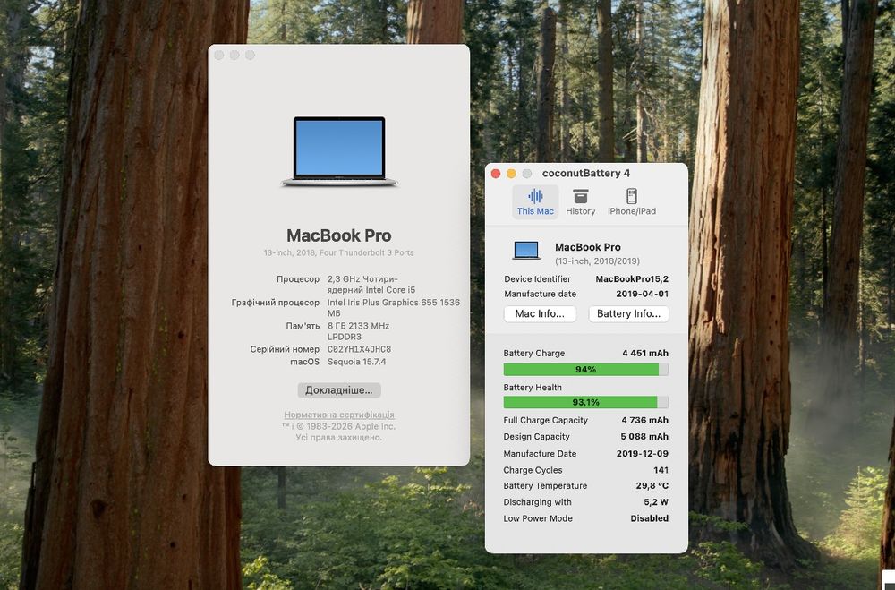 MacBook Pro 2019 | i5/8/256GB TouchBar