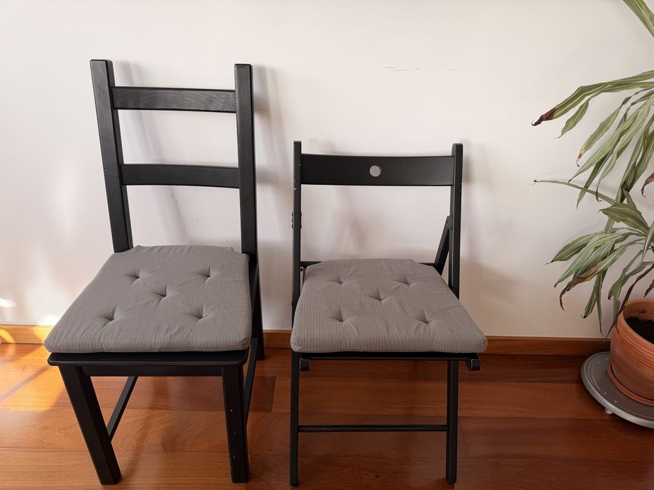 Cadeiras para exterior ou mesa de refeiçao