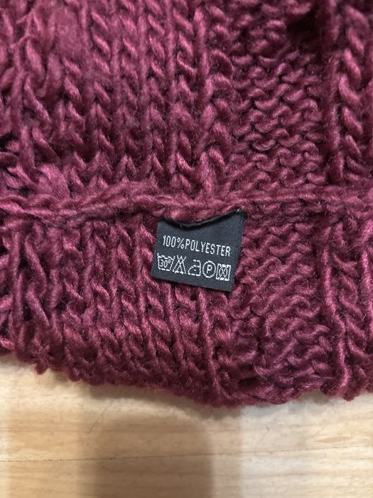 Szal / komin bordowy