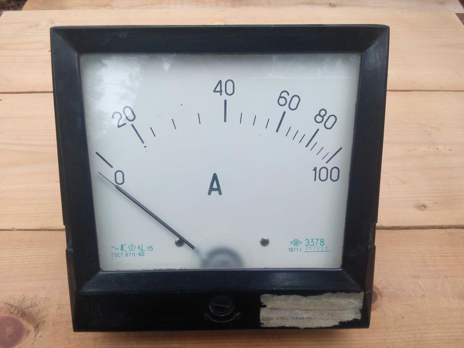 Амперметр Э378 100А
