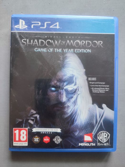 Gra Śródziemie cień Mordoru edycja GOTY  Pl PS4 PS5