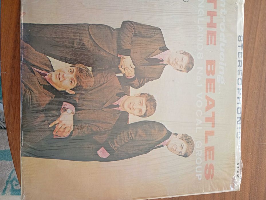 Disco de vinil dos Beatles.