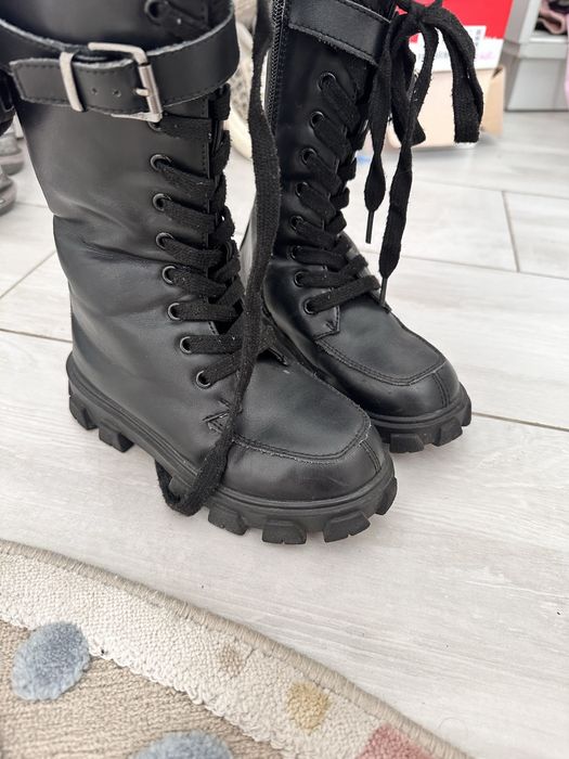 Сапожки девочке кожа