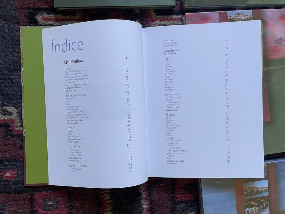 Colecção de livros completa “Descubra Portugal” - NOVO