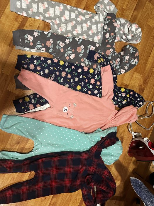 Набір Чоловічок ромпер фліс  Carters 18 міс