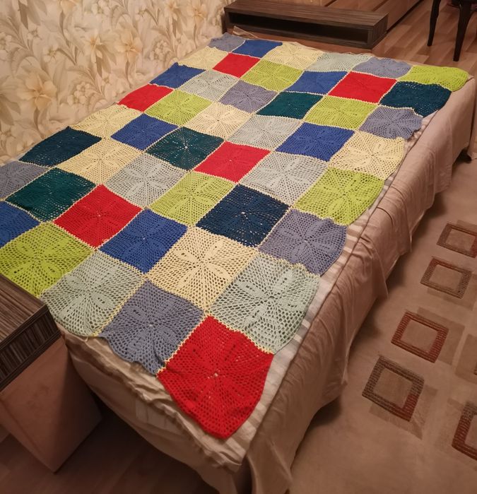 Покривала гачком. Ручна робота.