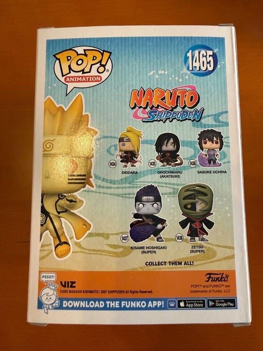 Funko Pop Naruto 1465 Glow chase