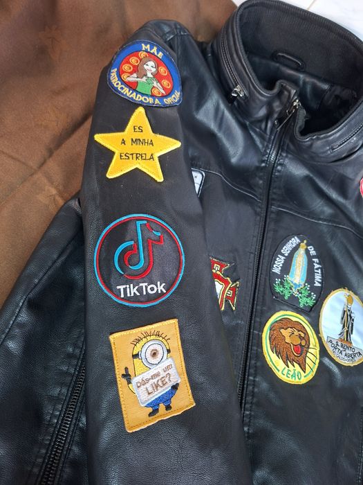 Casaco de mota personalizado  como novo