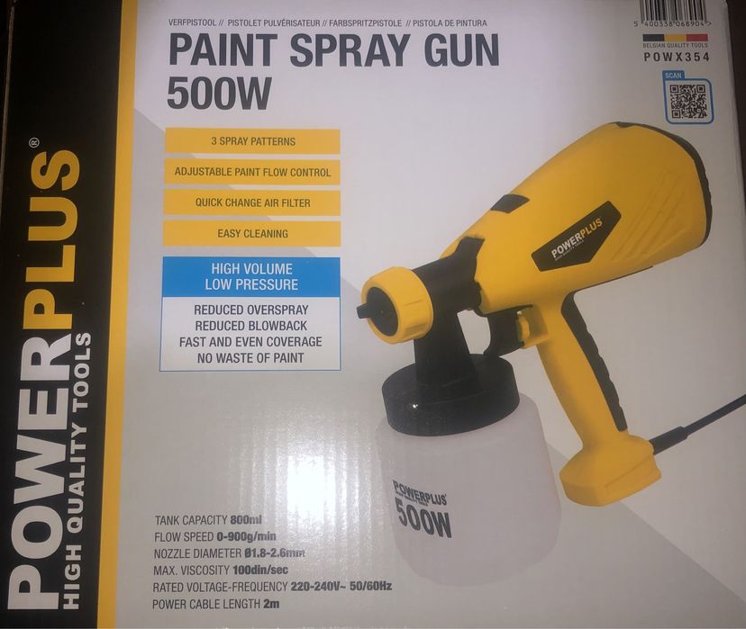 Pistola pulverizadora de tinta