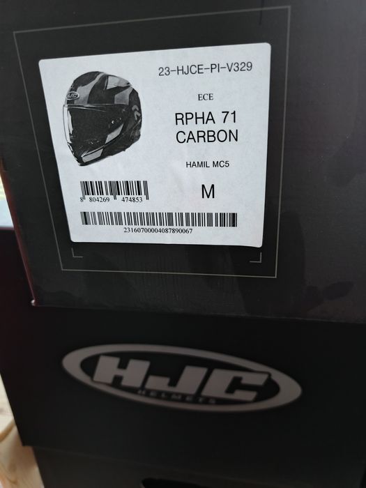 Kask motocyklowy HJC RPHA71 CARBON HAMIL MC5. XL.