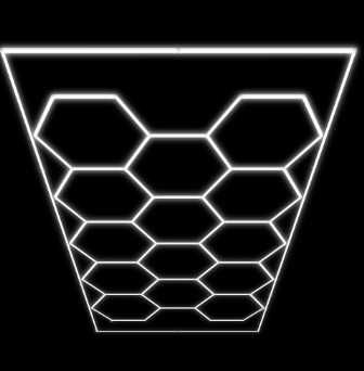 CONJ. CANDEEIRO DE TECTO HEXAGONAIS- REF: 54805