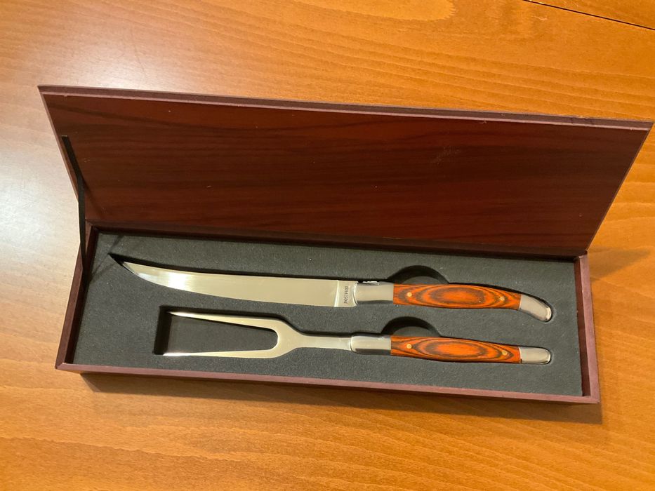 Sztućce do mięsa nóż i widelec marki BON APPETIT. Nigdy nie używane.