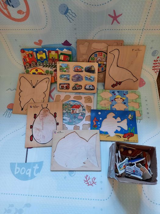 Віддаю дерев'яні пазли