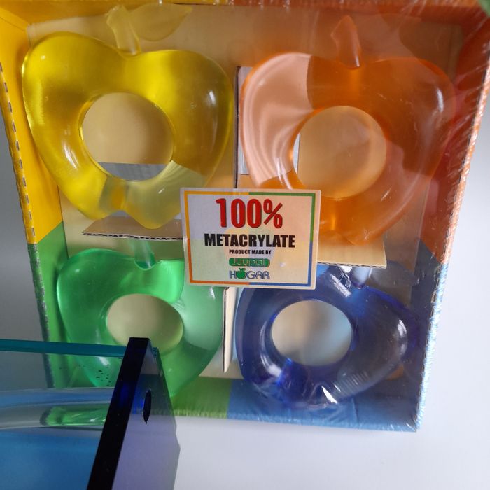 Conjunto porta guardanapos, açucareiro e marcadores guardanapos