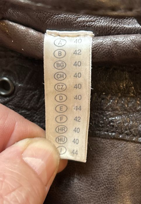 Kurtka ze skóry jagniecej r.40