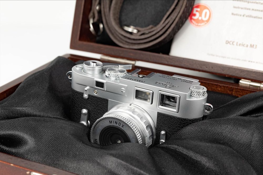 Leica M3 Plus Minox DCC 5MP drewniany box komplet unikat replika Leica aparat cyfrowy rzadki kolekcjonerski GWARANCJA SZYBKA WYSYŁKA