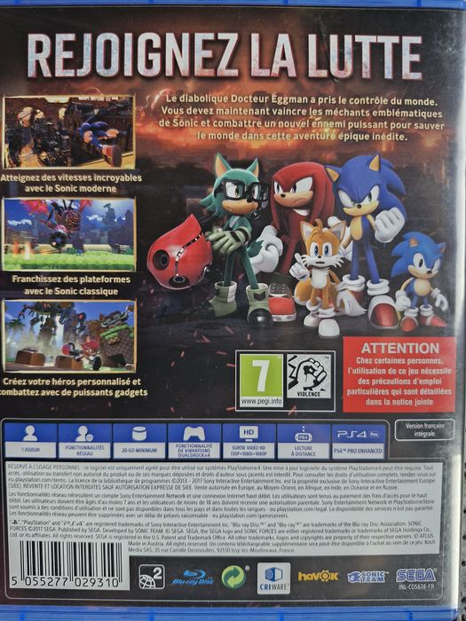 Sonic Forces gra na PS4