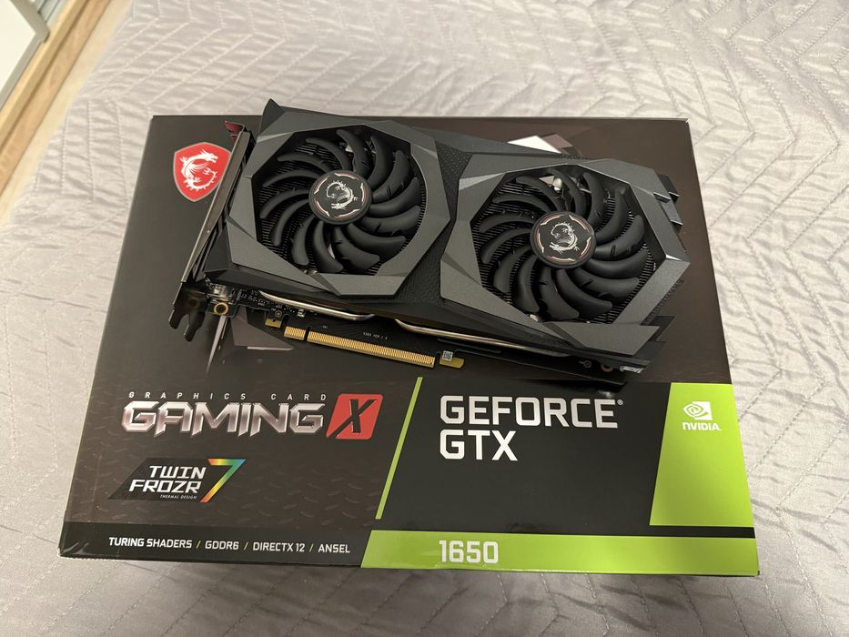 Karta Graficzna GTX 1650 MSI Gaming X 4GB
