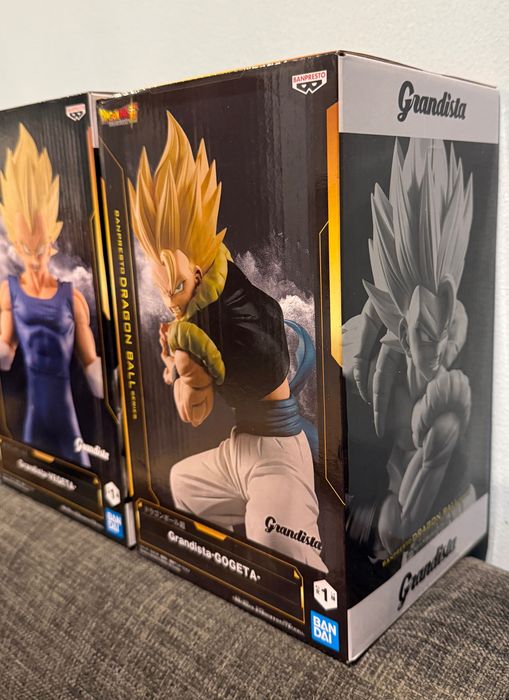 Lote 3 Figuras Dragon Ball Z Grandista - Goku, Vegeta e Gogeta