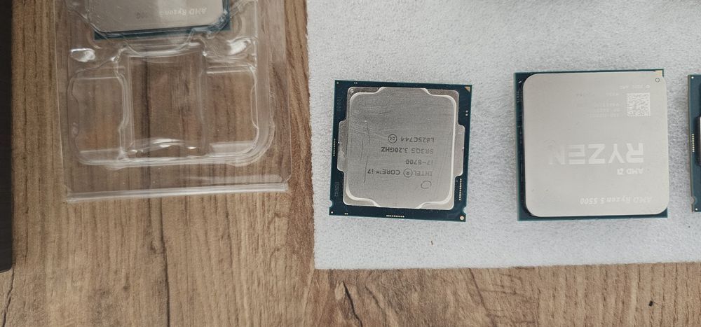 Processadores Ryzen e Intel  | 5600X | 5600G  | 5800X | 5800X3D | 7800X3D | i7-8700 | i5-9400F