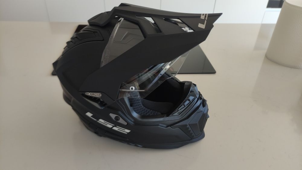 Capacete LS2 MX701 Explorer Matt Black - tamanho L - SEMI NOVO