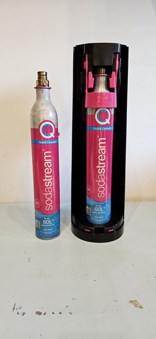 Sodastream napełnianie butli CO2 Quick Connect Twist(Różowa Niebieska)