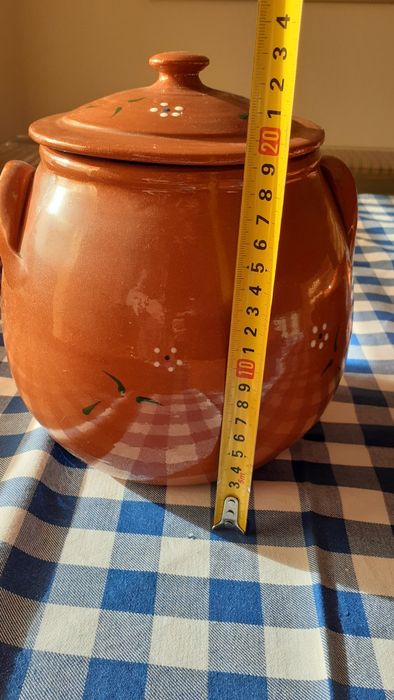 Conjunto de 6 louças de barro novas