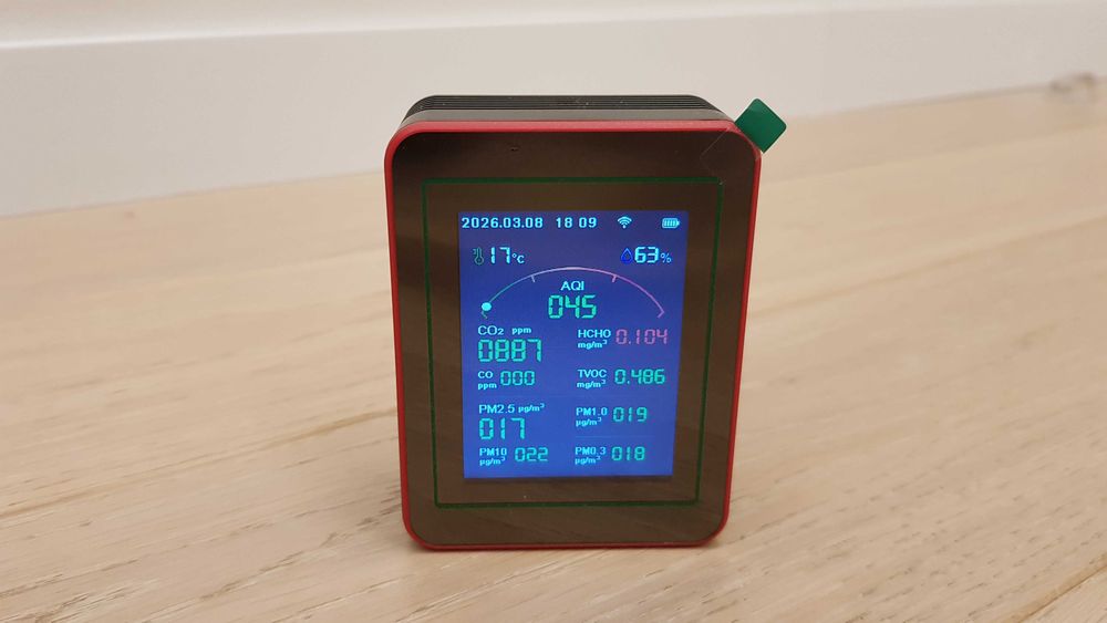 Монітор якості повітря ZN-MT29 15-в-1