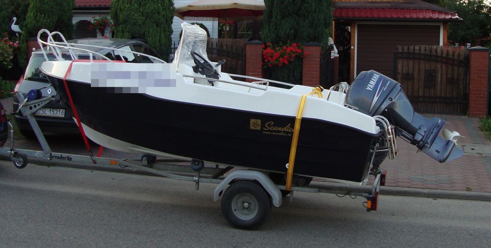 łódź motorowa wędkarska Scandica 440 open