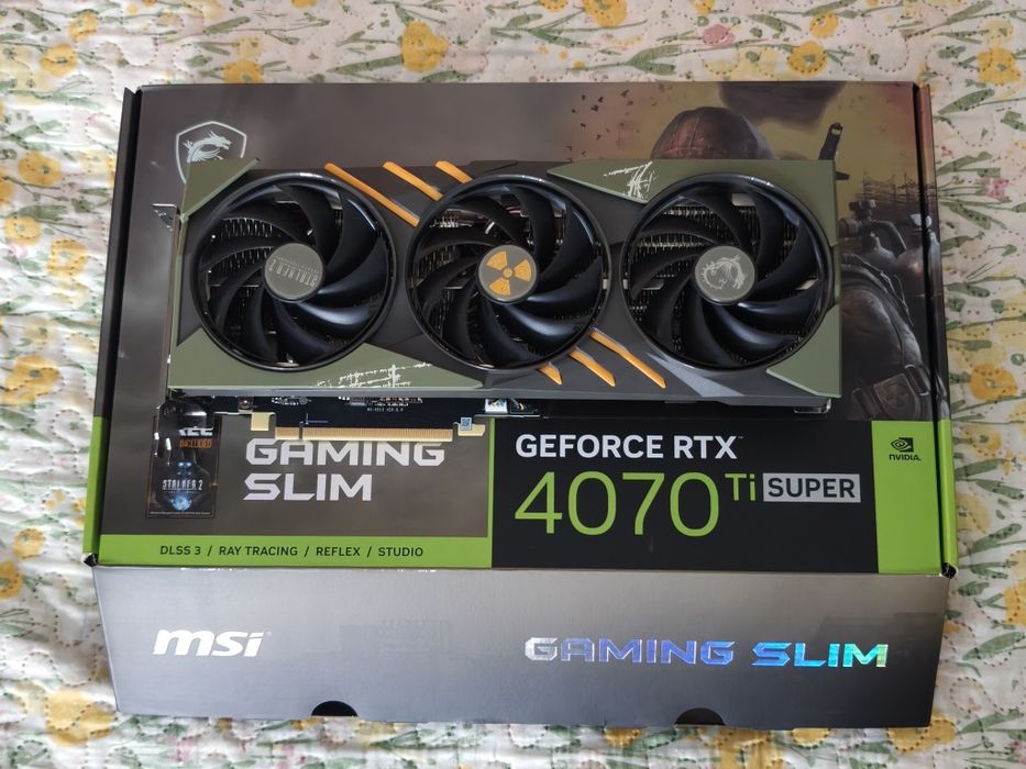 MSI GeForce RTX 4070 Ti Super 16gb Gaming Slim STALKER 2 Edition